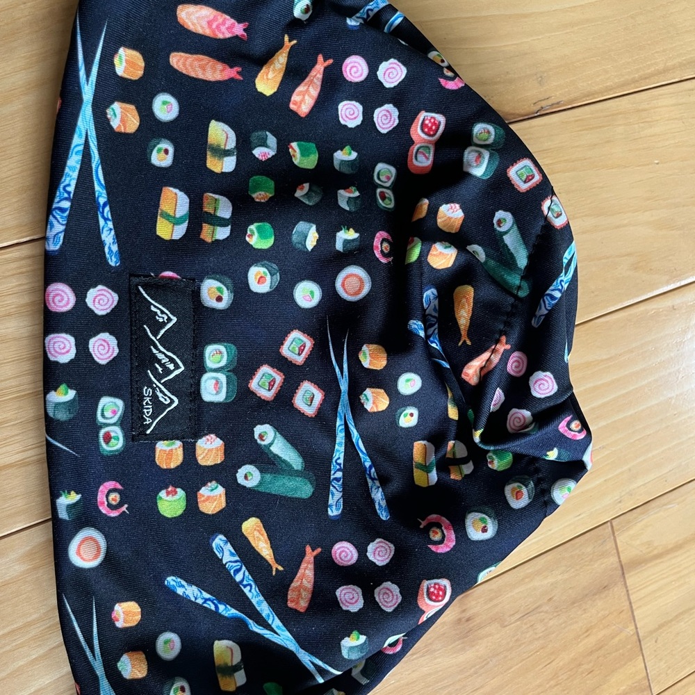 SKIDA SUSHI PRINT VINTAGE Alpine Fleeced-Lined Hat